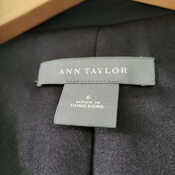 Ann Taylor Black Blazer Jacket 6 - Picture 4 of 7